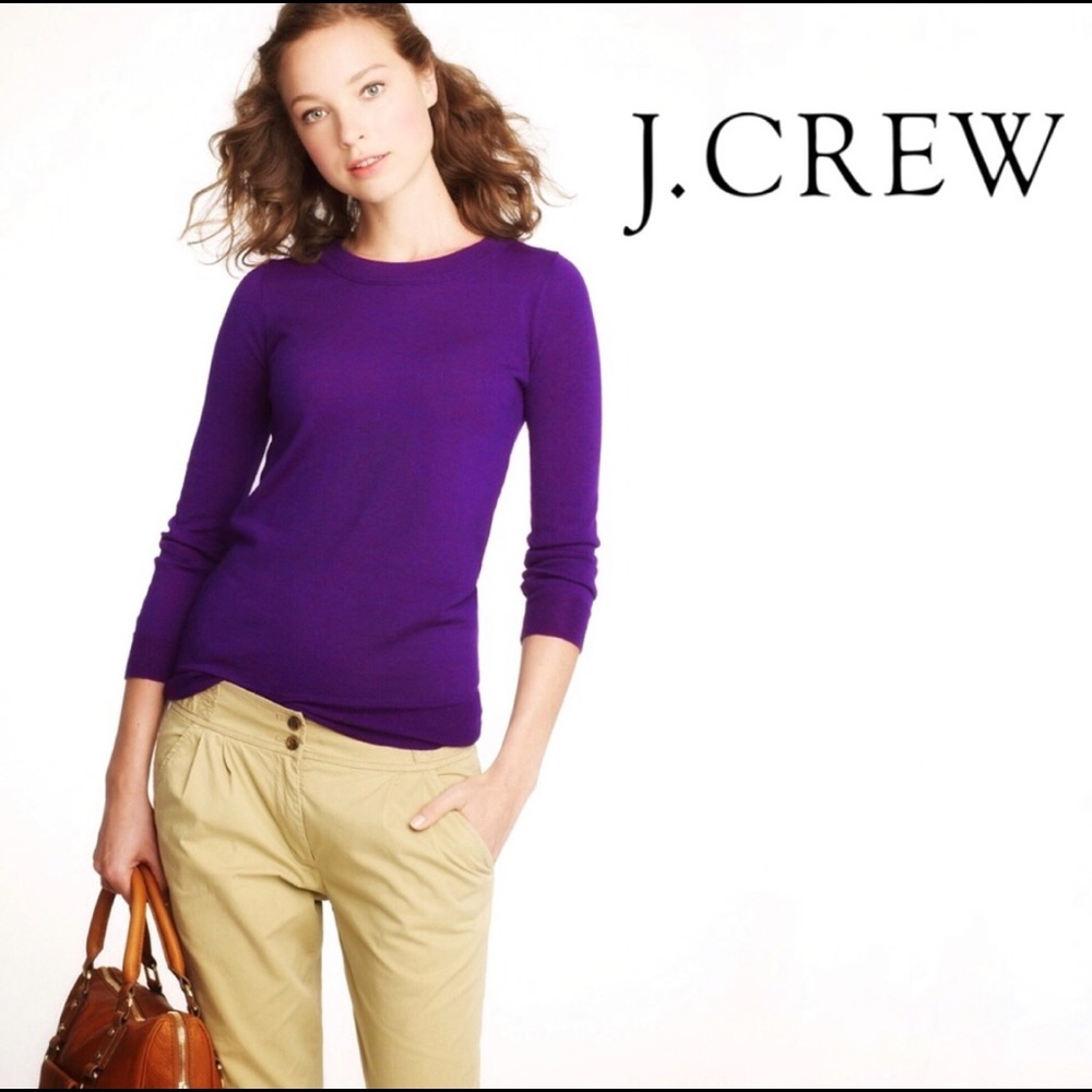 JCrew Purple Sweater